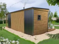 Каркасная мобильная баня 2,4х7 №4