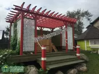 Большая пергола под купель