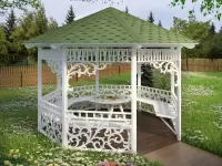Ажурная беседка "Флоренция XL-1" восьмигранная фото