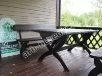 Комплект деревянной мебели для дачи