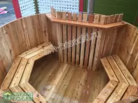 Купель ОФУРО с печкой D=2200 мм. ЕЛЬ