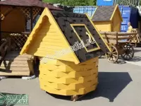 Деревянный колодец. Домик на колодец "цвет Сосна"