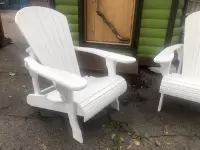 Кресло Адирондак белое фото 2