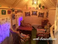 Гриль домик Premium «Гранд 1» Комбинированный 17 м2.