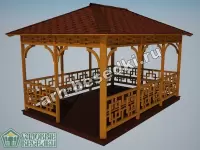 Садовая беседка "Троицк"
