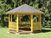 Беседка восьмиугольная "Парковая" - фото 4