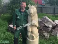 Скульптура медведя