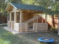 Рубленая беседка