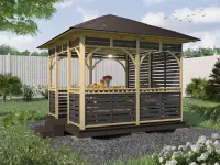  Беседка Оникс Премиум 3Х3 фото 3