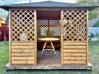 Беседка ореховая осень 3х3 №2