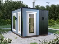 Каркасная баня «Мини» 2,5х3,5 фото 2