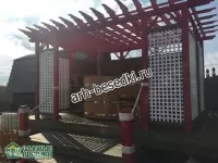 Большая пергола под купель