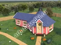 Гриль домик Premium «Гранд 3» Комбинированный 17 м2.