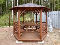 Беседка "Темная сетка"