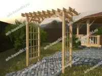 Пергола деревянная для сада