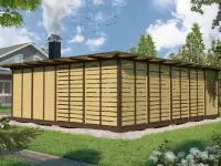 Веранда с лаунж зоной площадью 30м2 с подсобным помещением №5