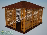 Садовая беседка "Шатура"