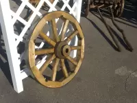 Деревянное колесо для телеги D=72 см