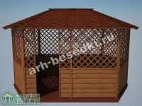 Садовая беседка "Новокузнецкая"