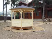 Беседка "Плетенка" шестигранная Архангельская