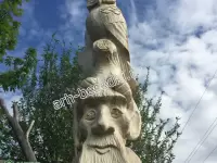 Сказочная скульптура из дерева "Леший"