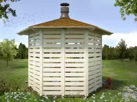 Беседка "Грильландия" фото сзади